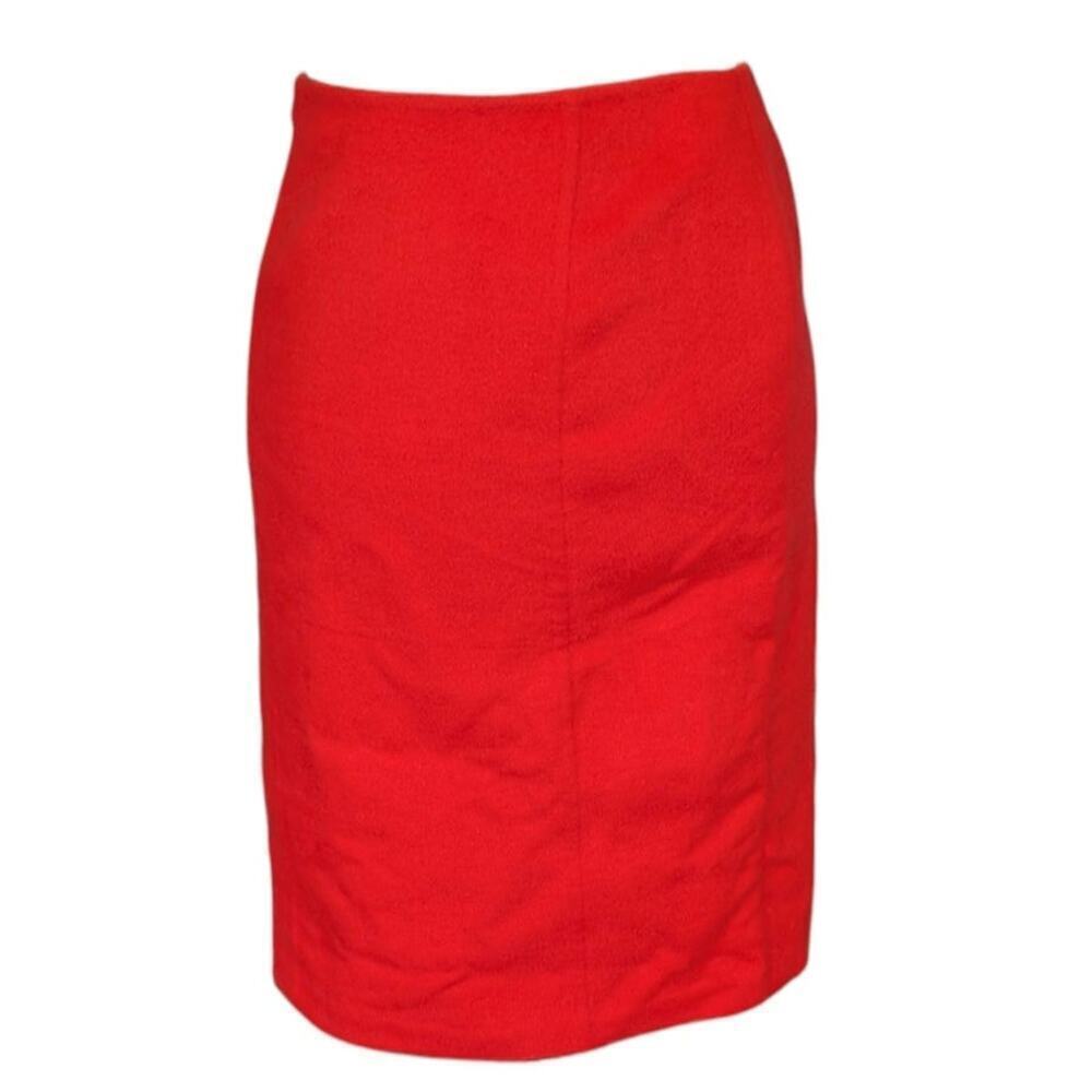 Carolina Herrera Wool Pencil Skirt Size 6